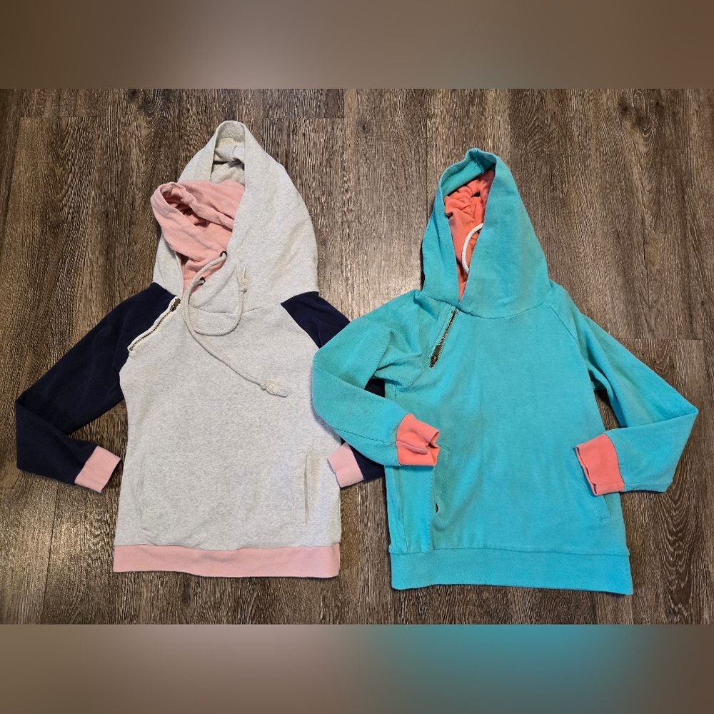 Girls Size M Ampersand double Hoodies